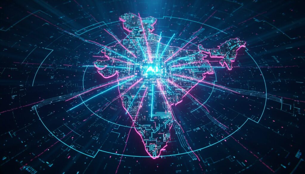 インドAI拠点化と50億ドル投資：世界市場の構造的変化