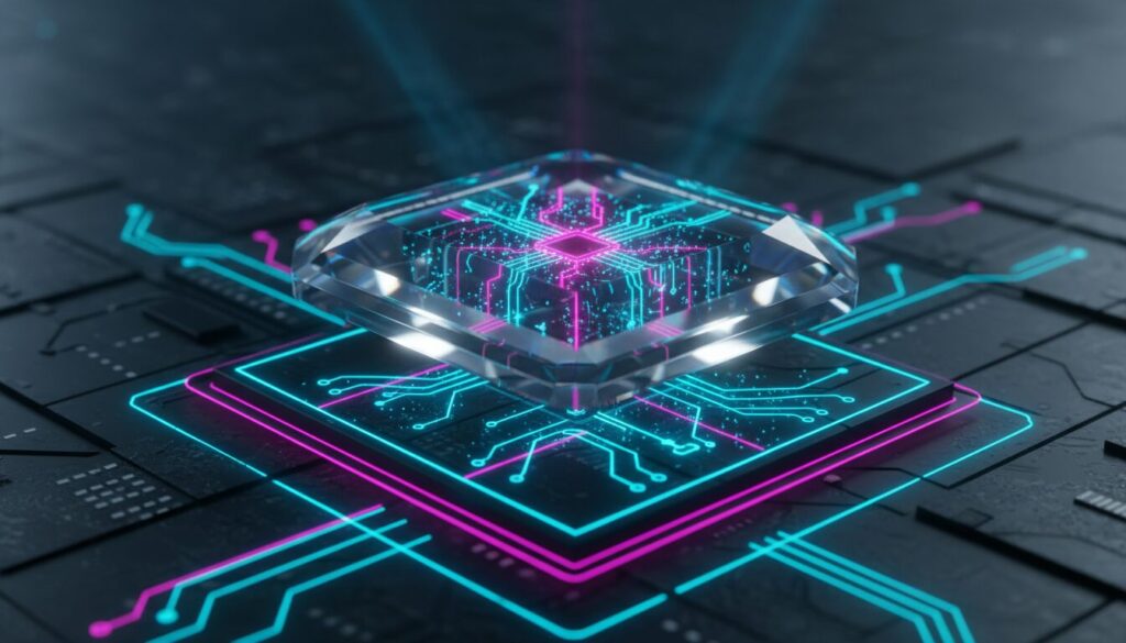 The Download: glass chips and “AI-free” logos