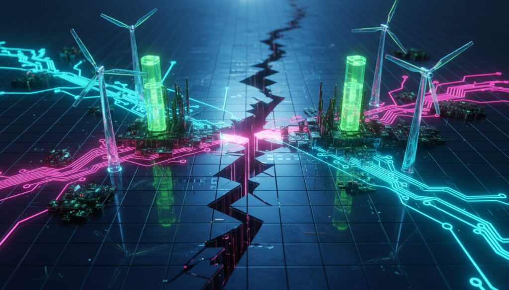 米環境政策転換とAIインフラ覇権：クリーンテックの分断